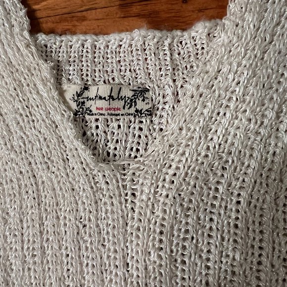 Free People Cream Knit Bodysuit - Picture 7 of 7